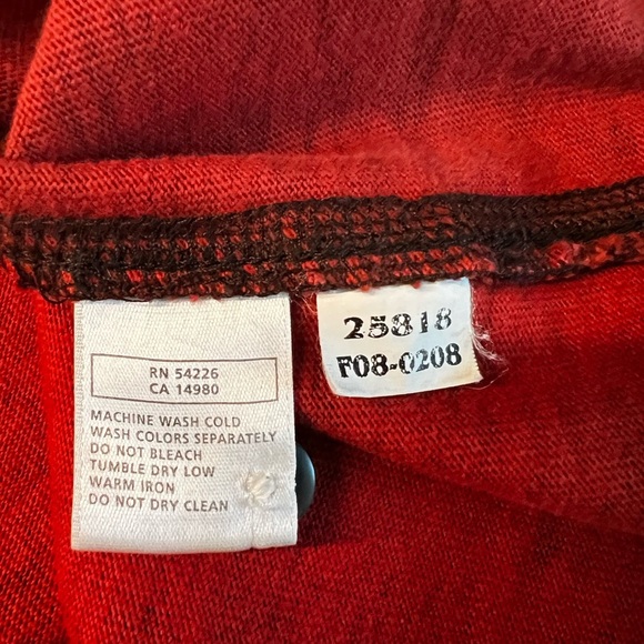 Royal Robbins Men’s Black Red Casual Button Down Shirt Size Large - Picture 5 of 8